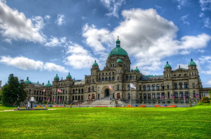 Parliament British Columbia Victoria Canada HDR