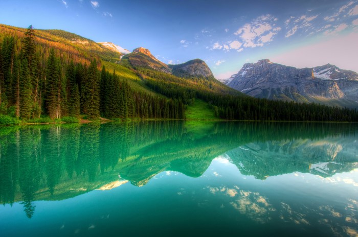 Yoho, Lake, Canada, Mountains, Scenery, HDR, HD Wallpaper | Rare Gallery