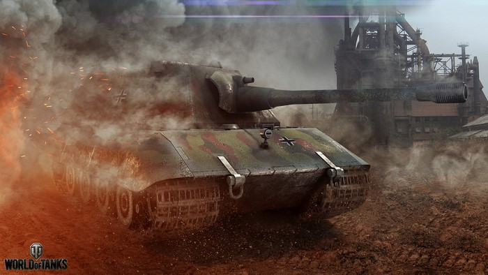 E100 tank in World of Tanks