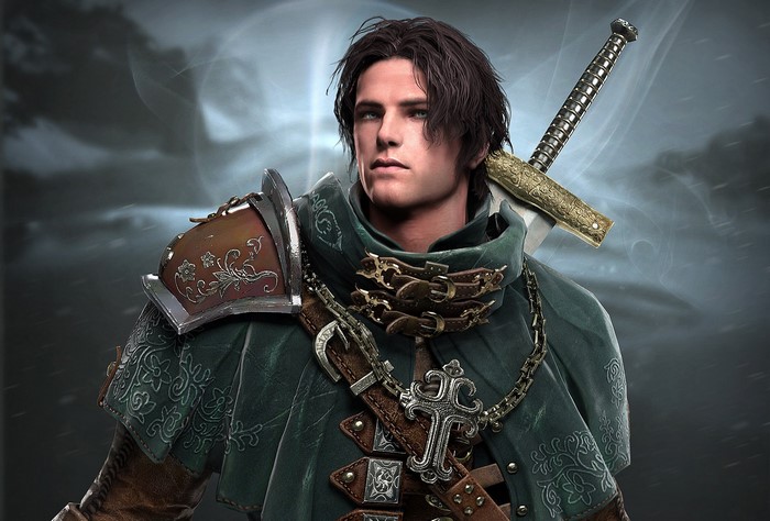 Man with sword and armor