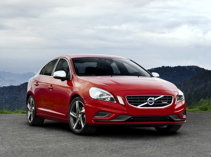 Red Volvo S60 Sedan