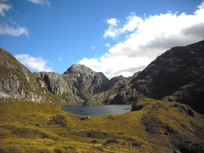 Fiordland National Park, New Zealand Mountains and Lake