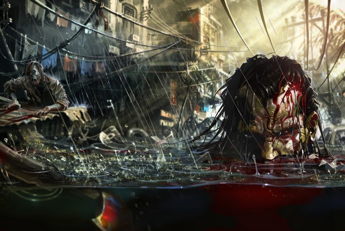 Dead Island 4K Rain Drops Water Head