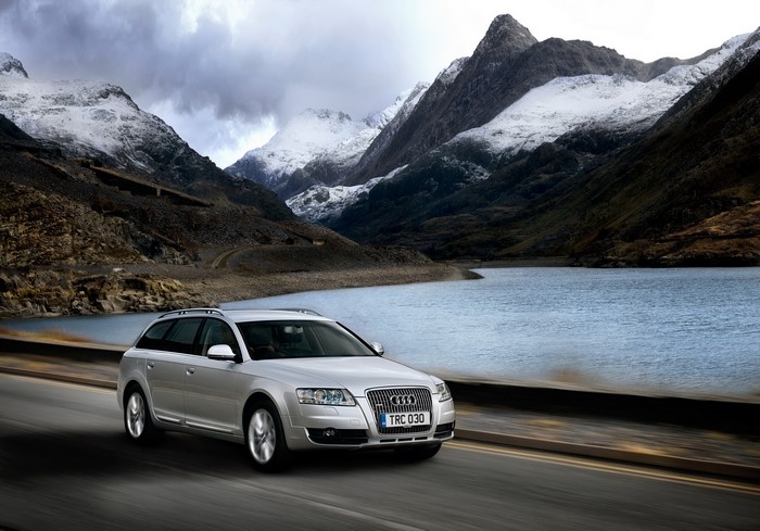 2009 Audi A6 allroad 2.7 TDI quattro in mountains