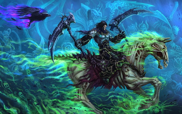 Death on a pale horse from Darksiders II