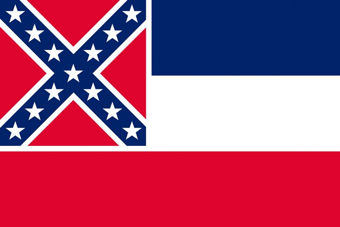 4K Mississippi USA Flag