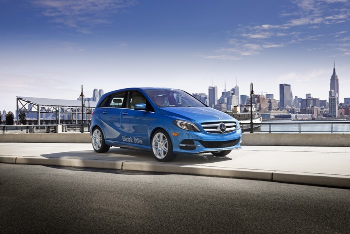 Blue 2013 Mercedes-Benz B-klasse Electric Drive