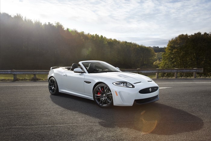 White 2012 Jaguar XKR-S Convertible