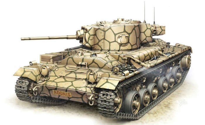 Valentine V Mk. III Tank Painting