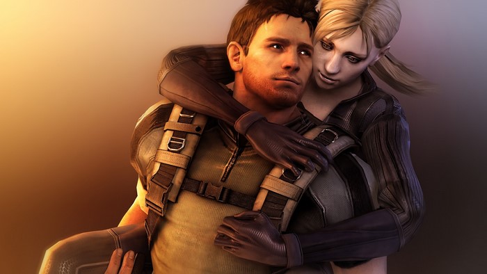 Chris Redfield and Jill Valentine from Resident Evil