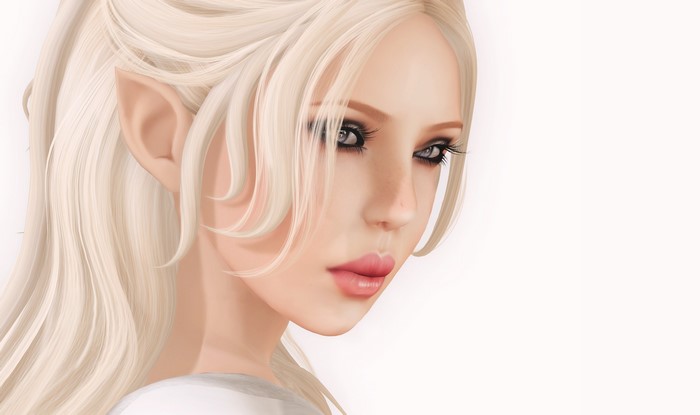 Elves Face Blonde girl