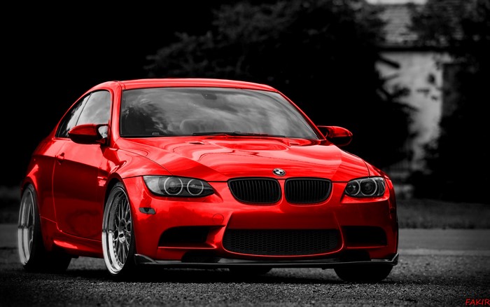 Red BMW M3 Coupe