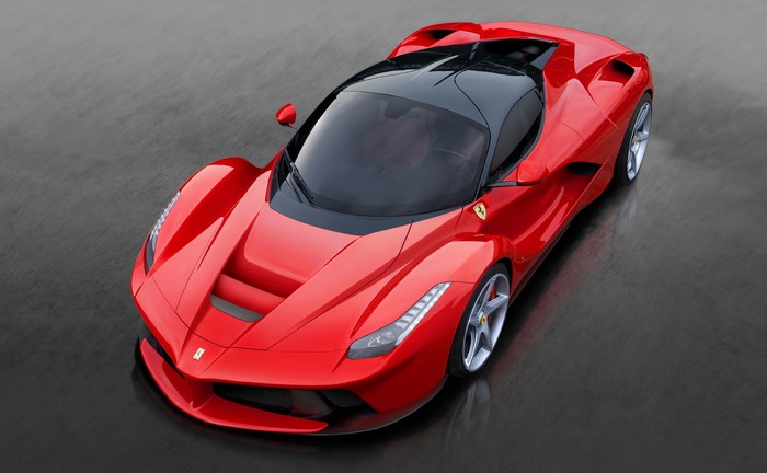 Red 2013 Ferrari LaFerrari