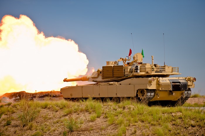 M1A2 SEP Tank Firing