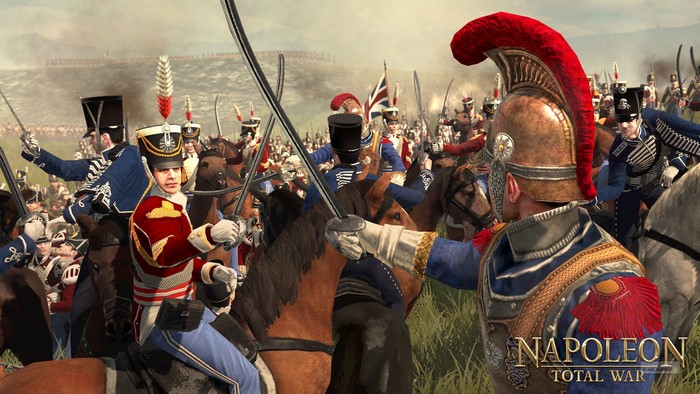 Napoleon Total War battle scene with cavalry