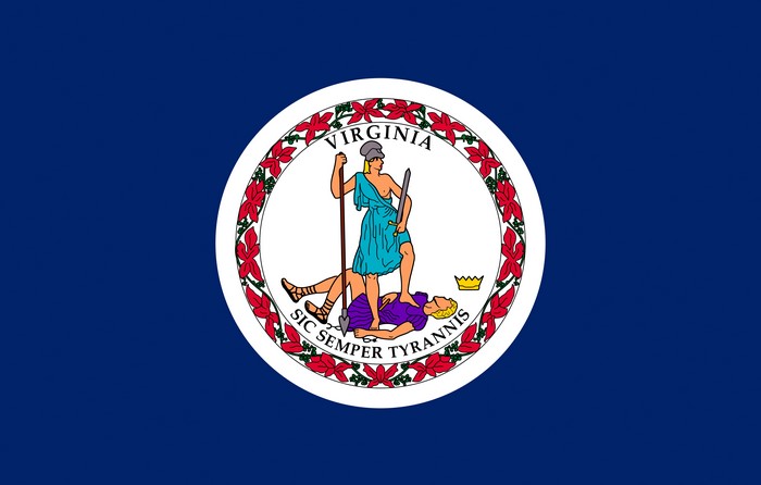Flag of Virginia, USA