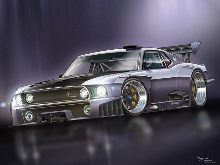 Ford Mustang GT Race Car