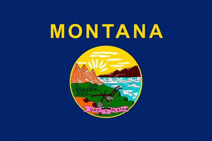 Montana State Flag 4K Design