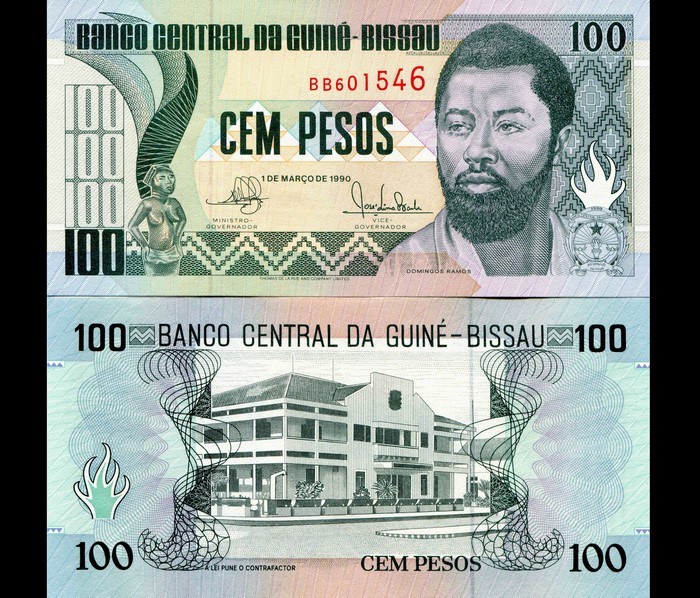 100 Pesos Guinea-Bissau Banknote
