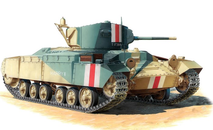 Valentine Mk I tank painting