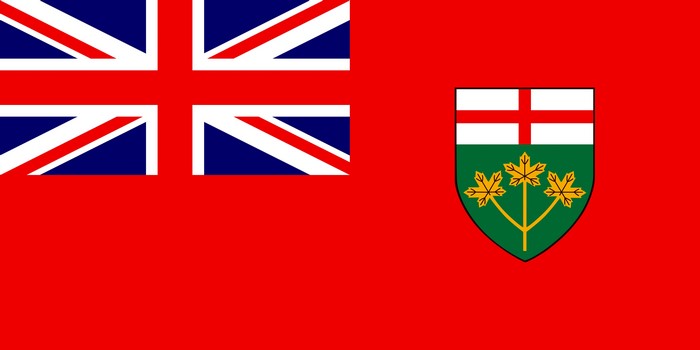 Flag of Ontario, Canada