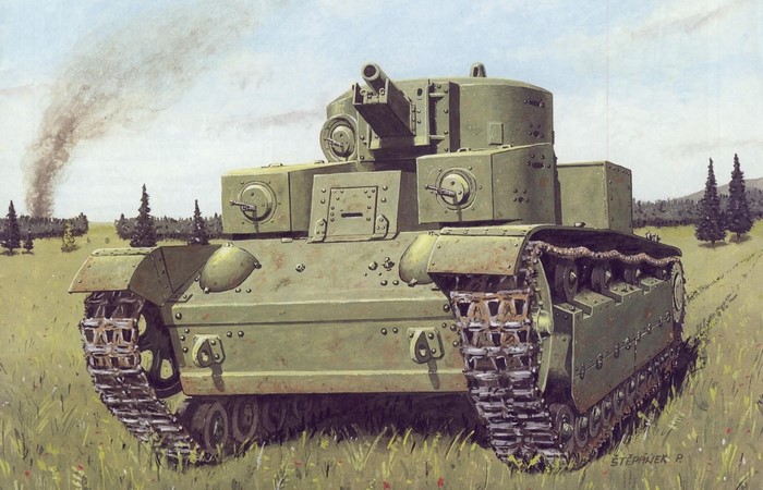 T-28 Tank Painting