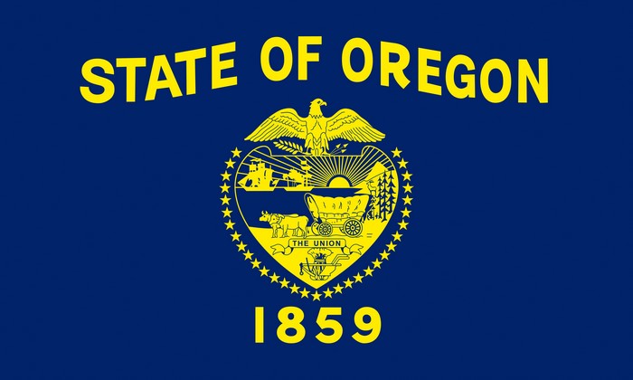Oregon State Flag USA