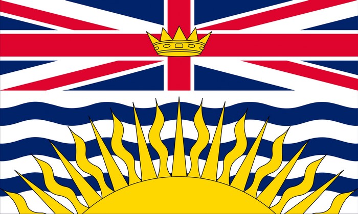 Flag of British Columbia, Canada