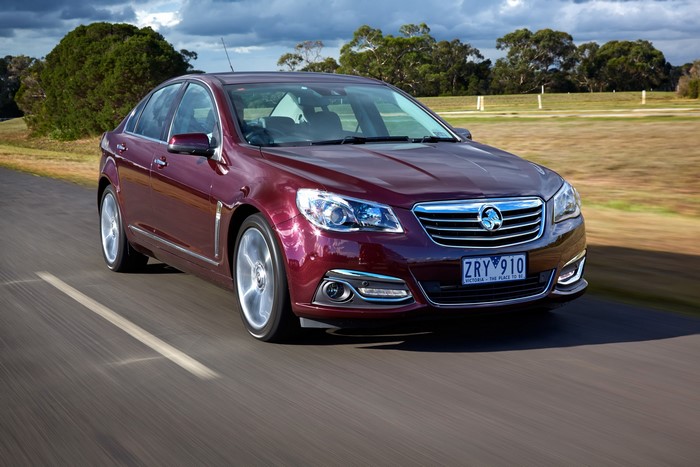 2013 Holden VF Calais V sedan driving on road