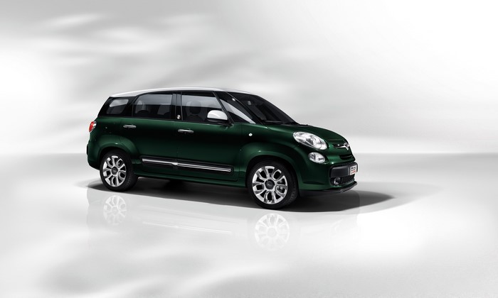 Green 2013 Fiat 500L Living