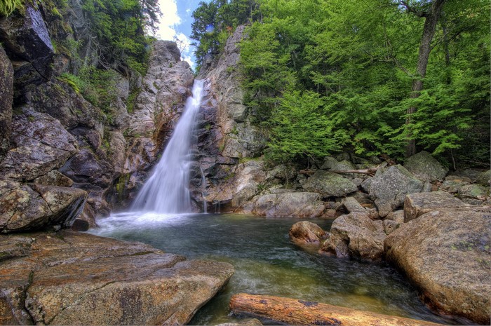 Glen Ellis Waterfall in New Hampshire
