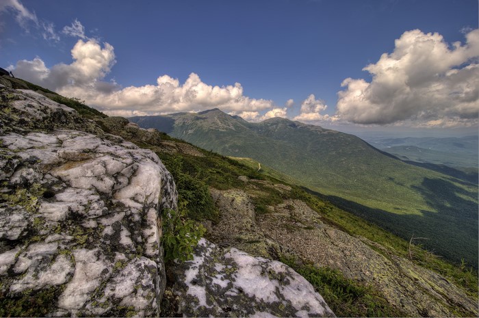 Mountains and Clouds in New Hampshire, USA