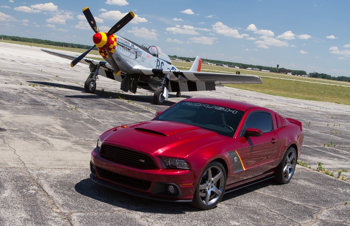 2013 Mustang SR P51 and P-51 Mustang airplane