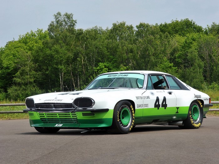 Jaguar XJ-S Trans-Am race car with Quaker State livery