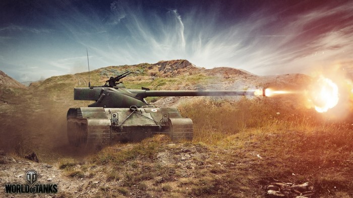 Bat Chatillon 25 t tank firing in World of Tanks