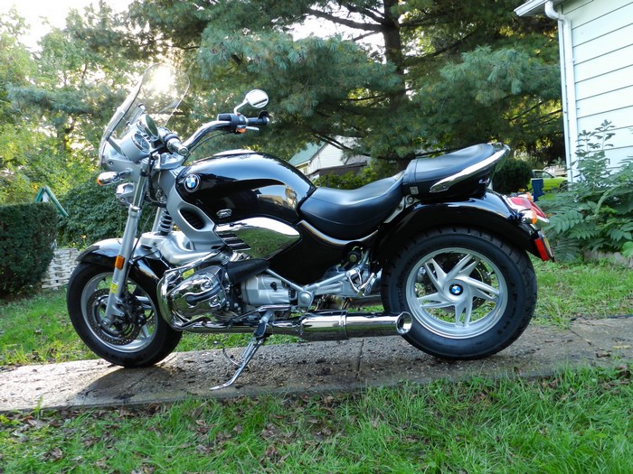 BMW R1200C motorcycle parked outdoors