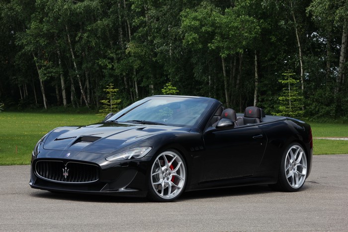 Black 2013 Maserati GranCabrio MC Cabriolet