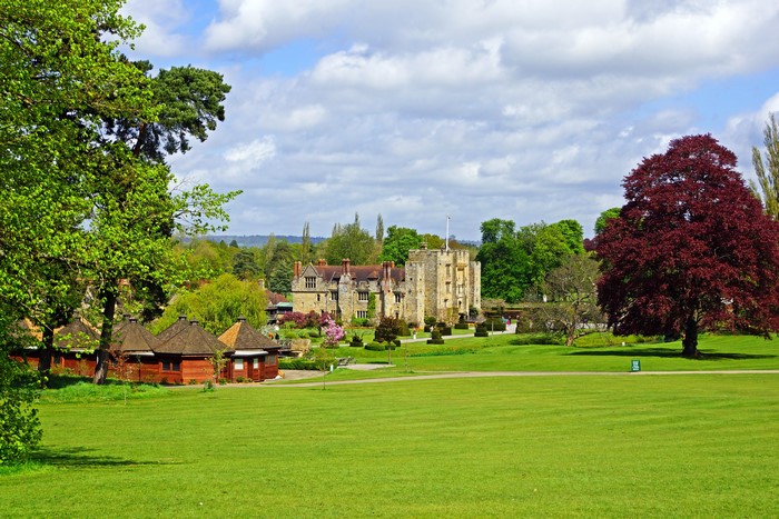 Hever Castle and grounds in England