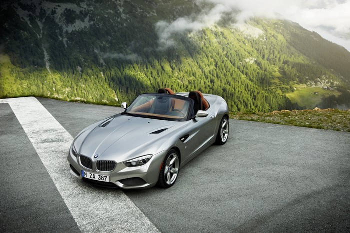 BMW Zagato Roadster in Mountains