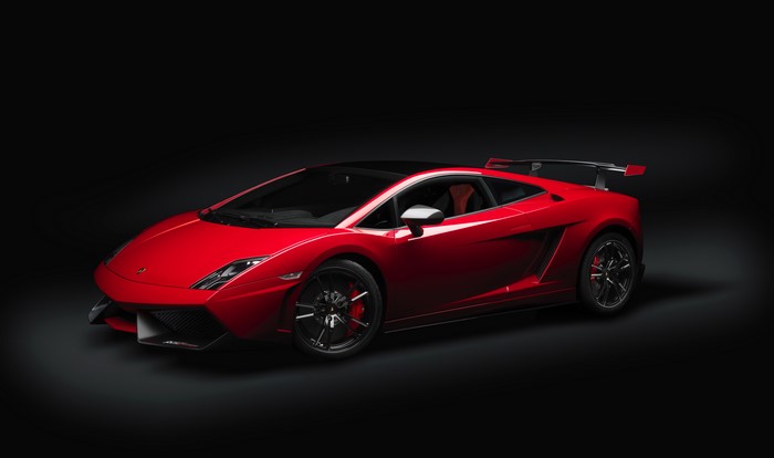 Red 2011 Lamborghini Gallardo LP 570-4 Super Trofeo Stradale