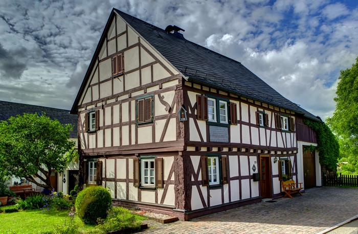 Half-timbered house in Boppard, Germany