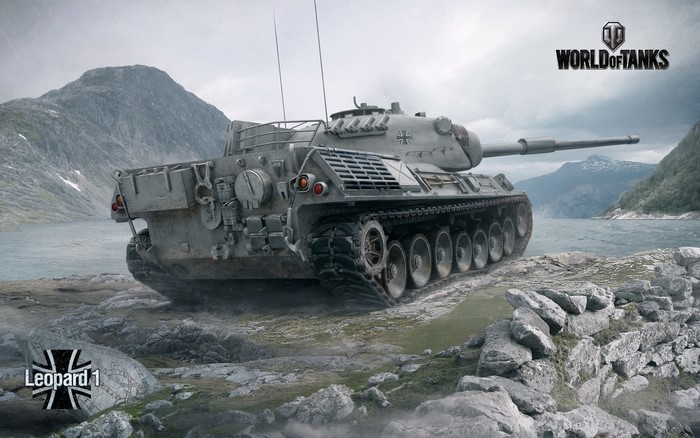 Leopard 1 tank from World of Tanks