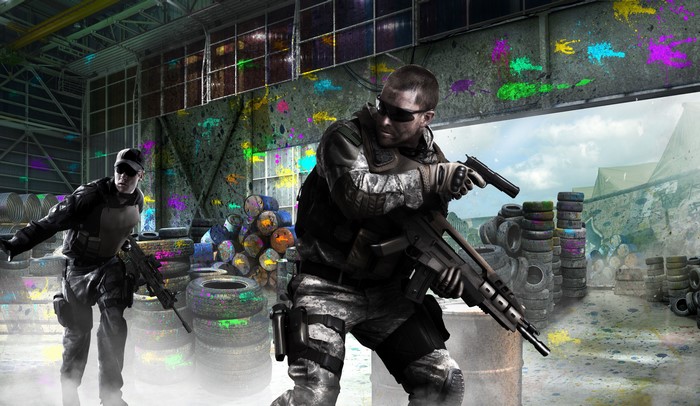 Men with rifles in Call of Duty: Black Ops 2