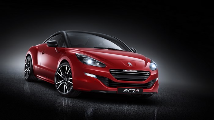 Red 2014 Peugeot RCZ R Coupe