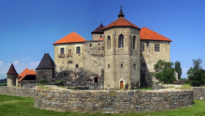 Castle in the Czech Republic made of stone