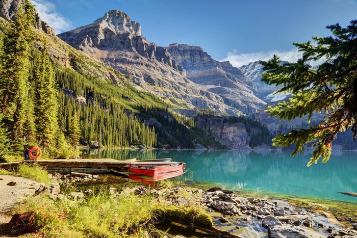 Yoho National Park, Canada Mountains Scenery