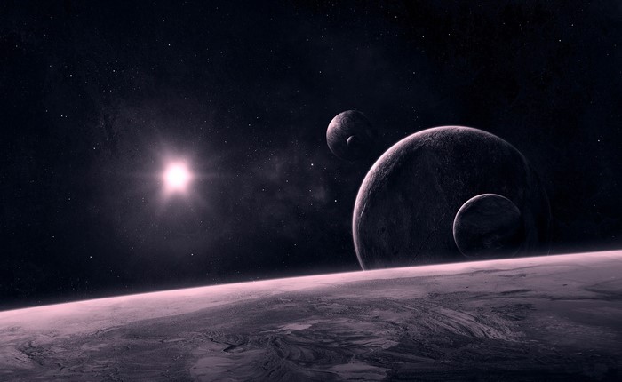 Planets and stars in deep space