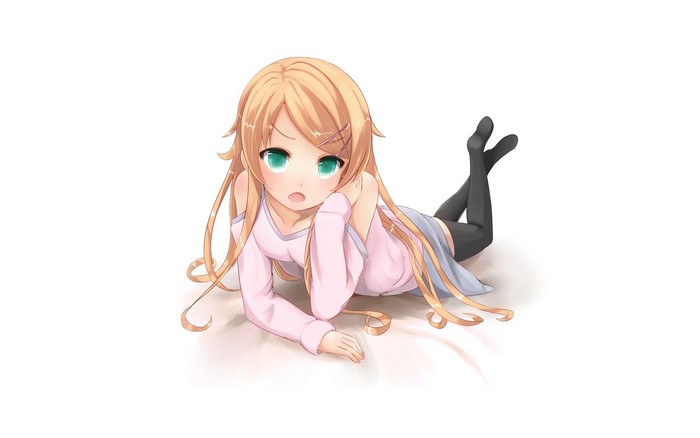 Kirino Kousaka from Oreimo lying down