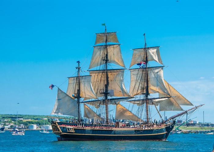 Tall Ship Sailing in Halifax Harbour