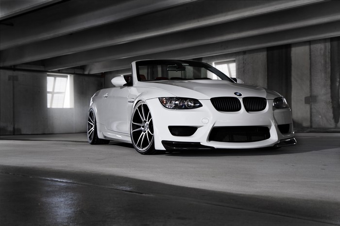 White BMW M3 Convertible